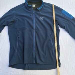 Arc'teryx Delta Lt Fleece Full Zip Up Jacket Size Large Blue Outdoor Lightweight